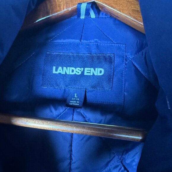 Rare: Land's End Expedition Parka"The Weather Channel" Down Coat, Women's Large - Picture 3 of 14